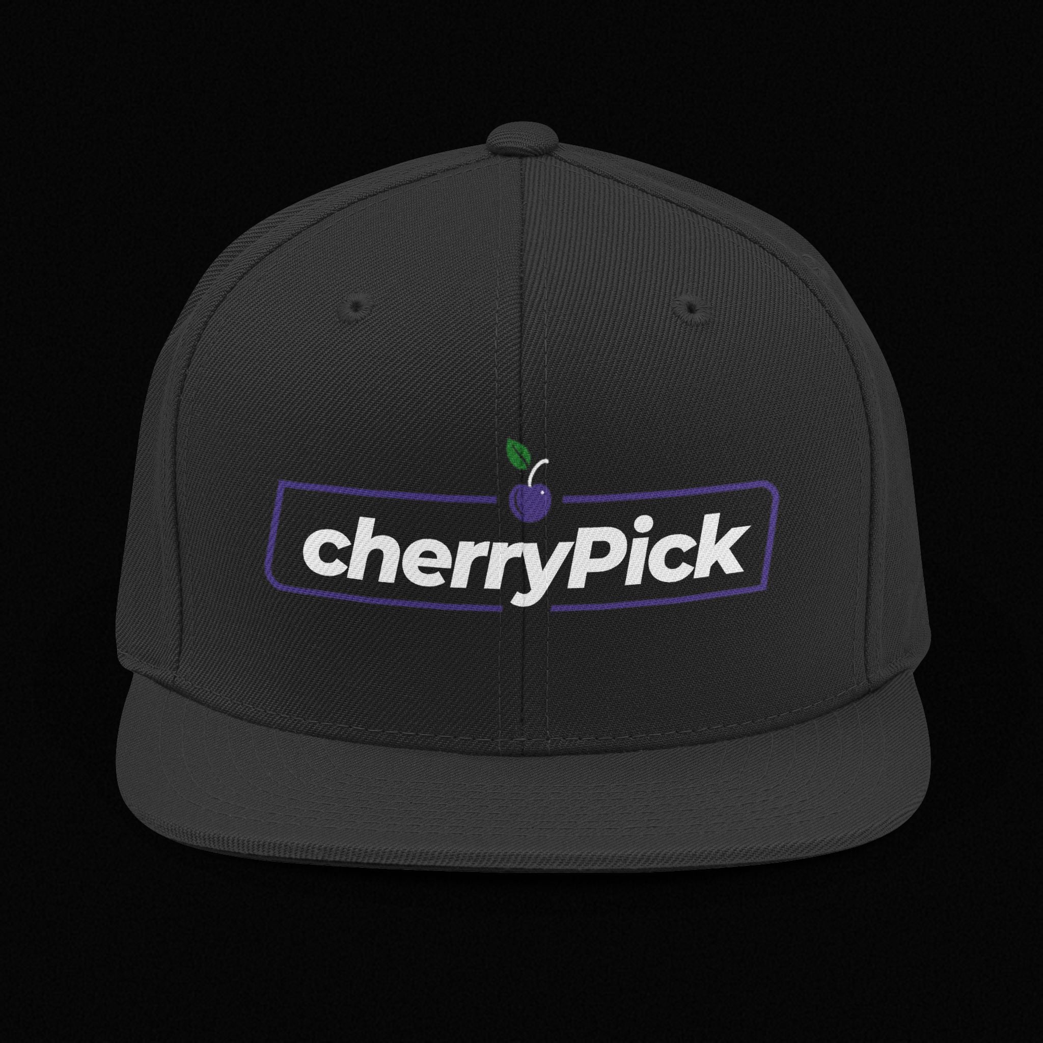 "CherryPick" - Embroidered Snapback Hat