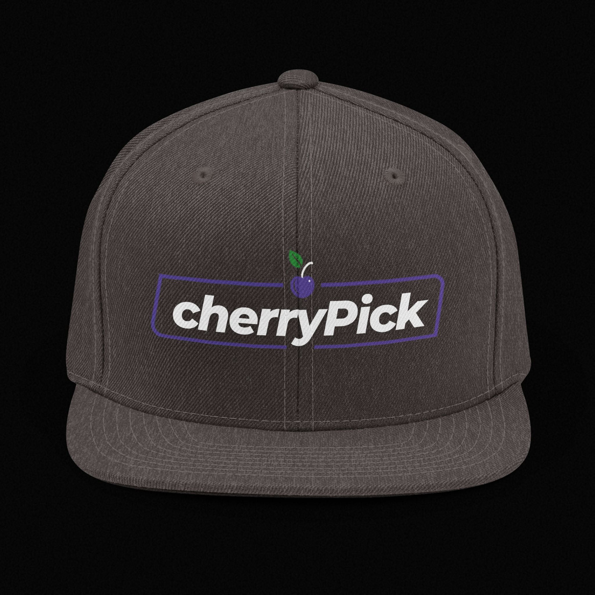 "CherryPick" - Embroidered Snapback Hat